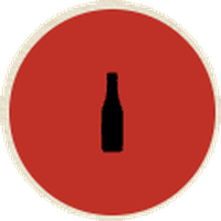 Bottle and seal icon